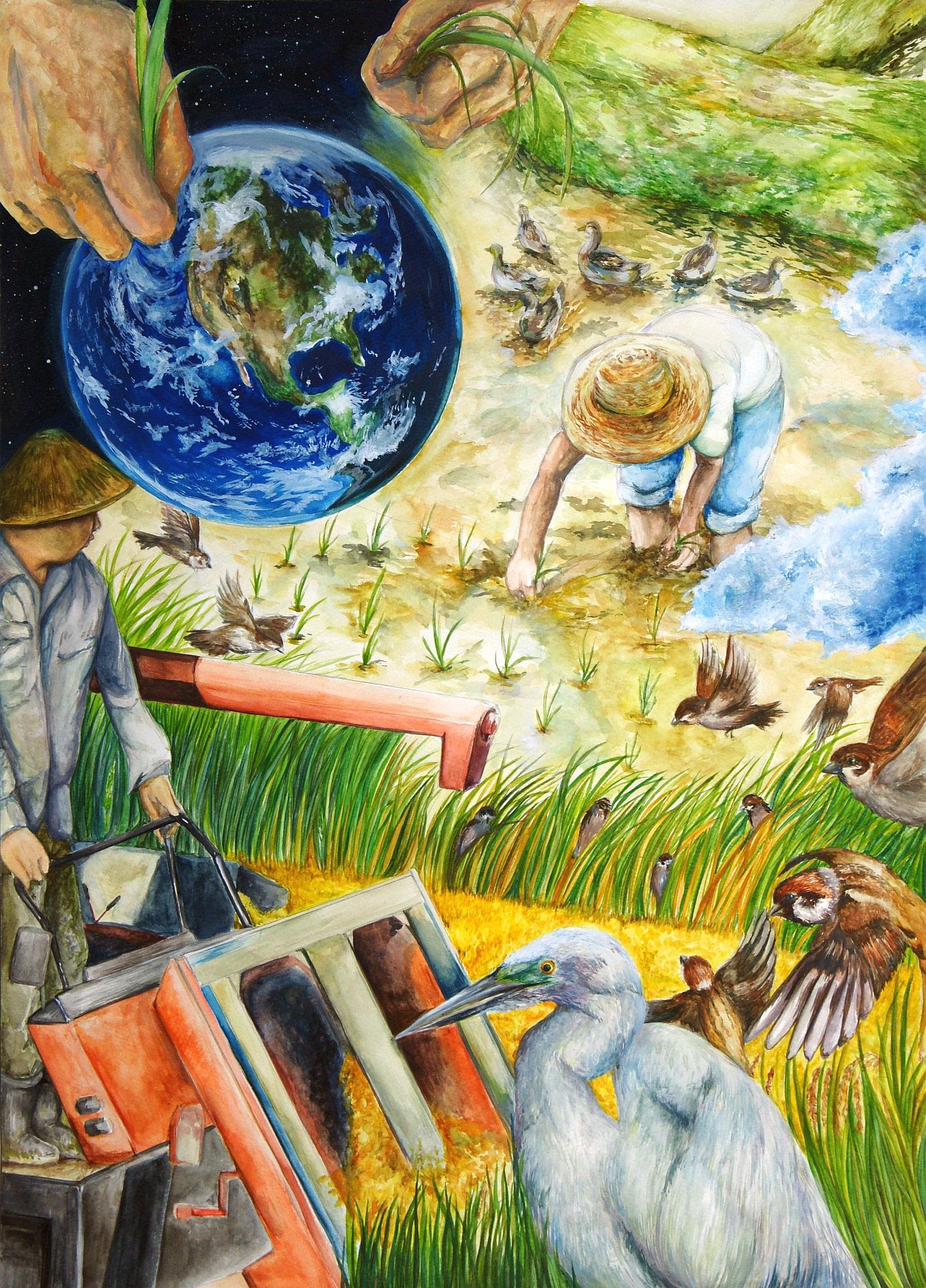 第18回全国小中学校児童 生徒環境絵画コンクール 入賞作品 全国小中学校環境教育研究会