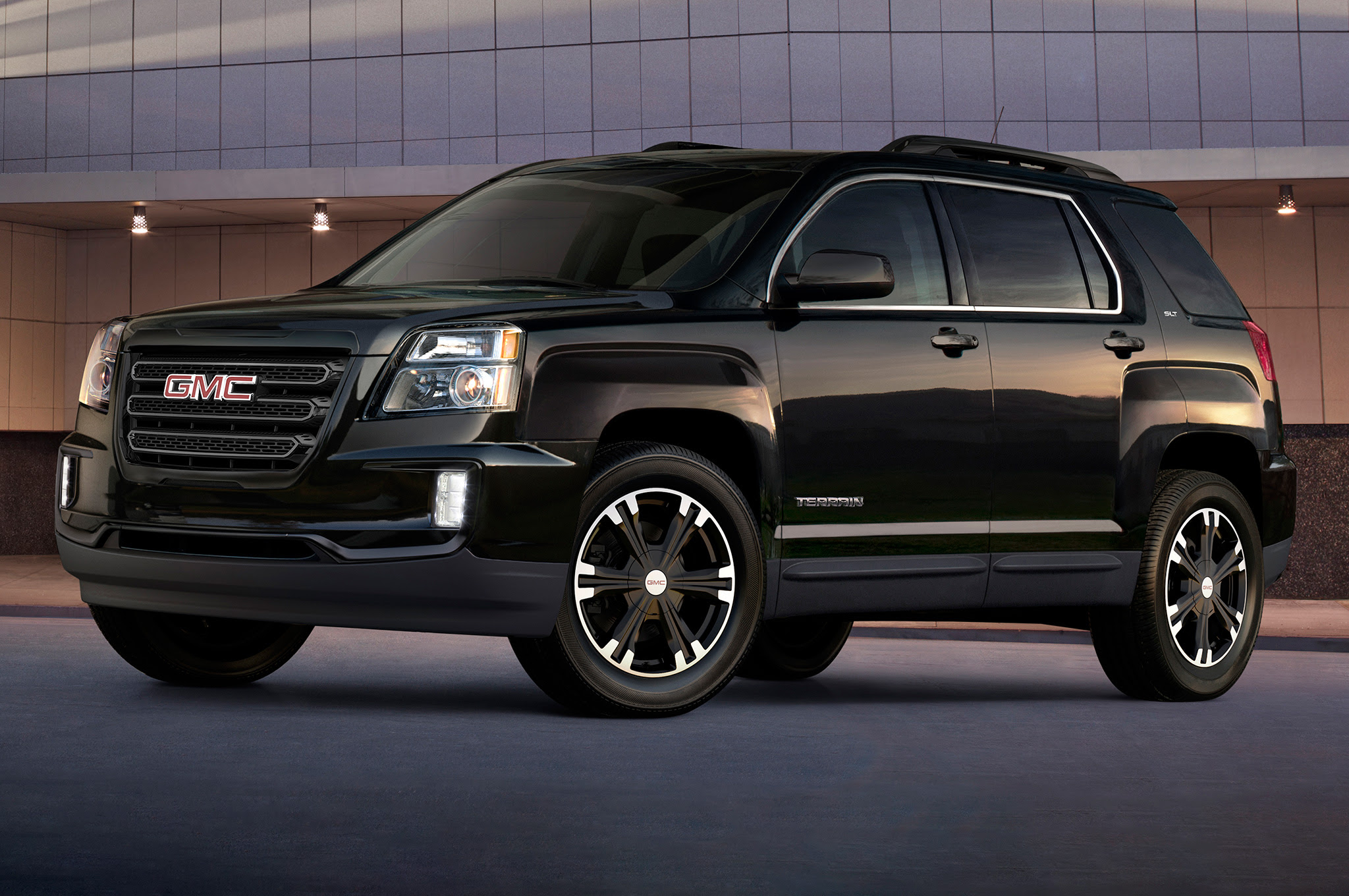 2017 GMC Terrain Nightfall Edition front three quarter