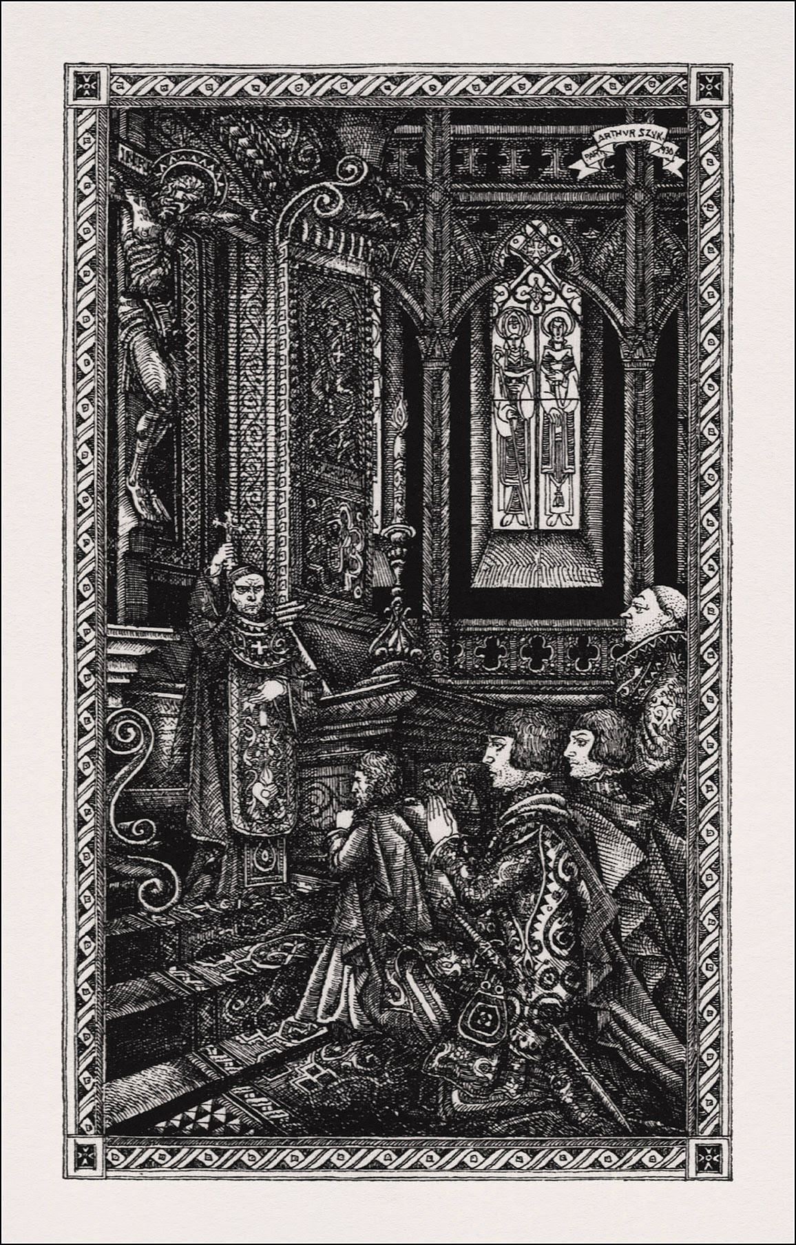 Arthur Szyk, The last days of Shylock