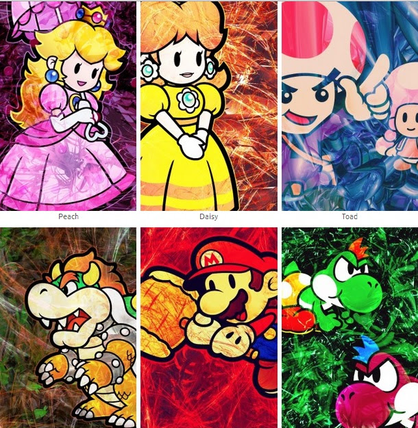 Tema Do Super Mario Da Nintendo Para Windows Phone Tiles E Papéis