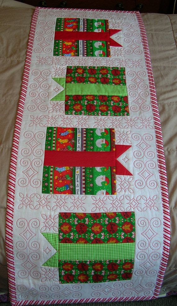 Quilted Christmas Table Runner