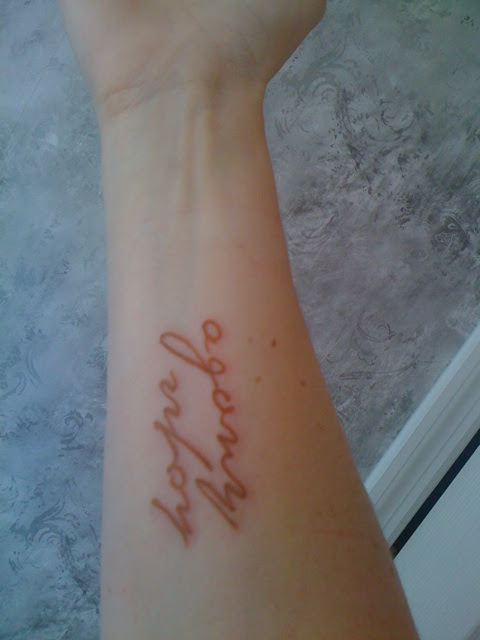 It is the words agony and hope in the Jane Austen handwriting font It is the words agony and hope in the Jane Austen handwriting font