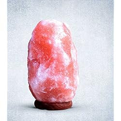 KOVOT Himalayan Pink Salt Glowing Crystal Lamp - Naturally Carved - Approximately 5.5