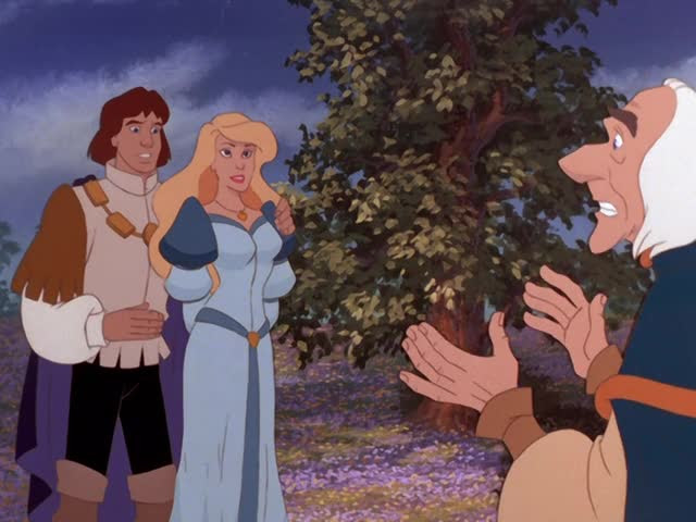 Screen Shot Of Hollywood Movie The Swan Princess Escape from Castle Mountain (1997) In Hindi English Full Movie Free Download And Watch Online at worldfree4u.com