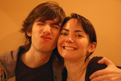 David Karp and Caroline McCarthy
