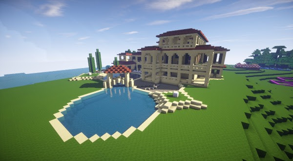 Gambar Tutorial Minecraft  Mansion 1mobile Gambar Rumah  di  