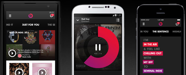 beats music three platforms آبل ستبقي تطبيق Beats على الأندرويد و ويندوز فون
