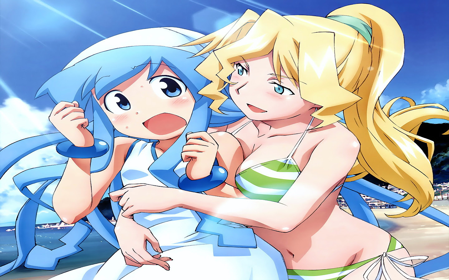 侵略 イカ娘 壁紙2枚 木ノ葉