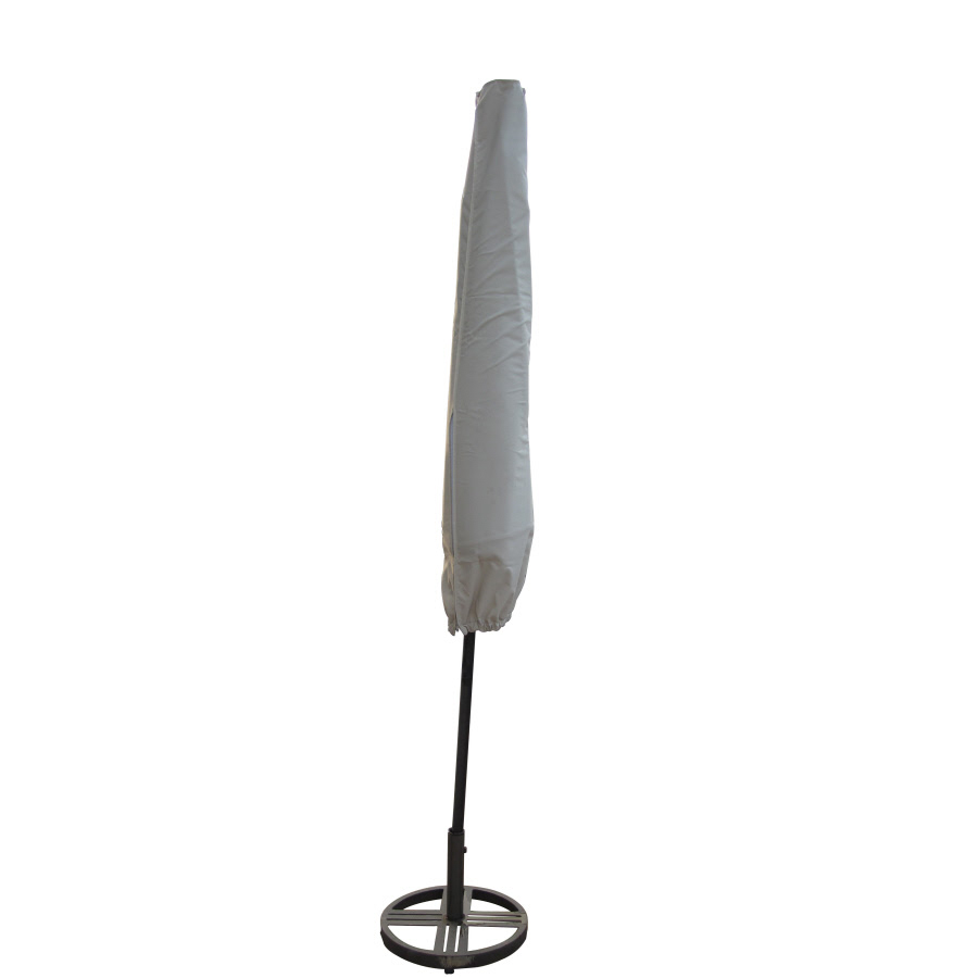 Shop Garden Treasures Garden Treasures Taupe Polyester Umbrella ...