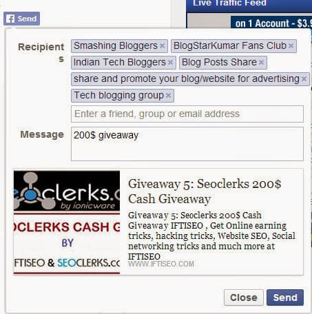 Post to All Facebook Groups By A Single Click 
