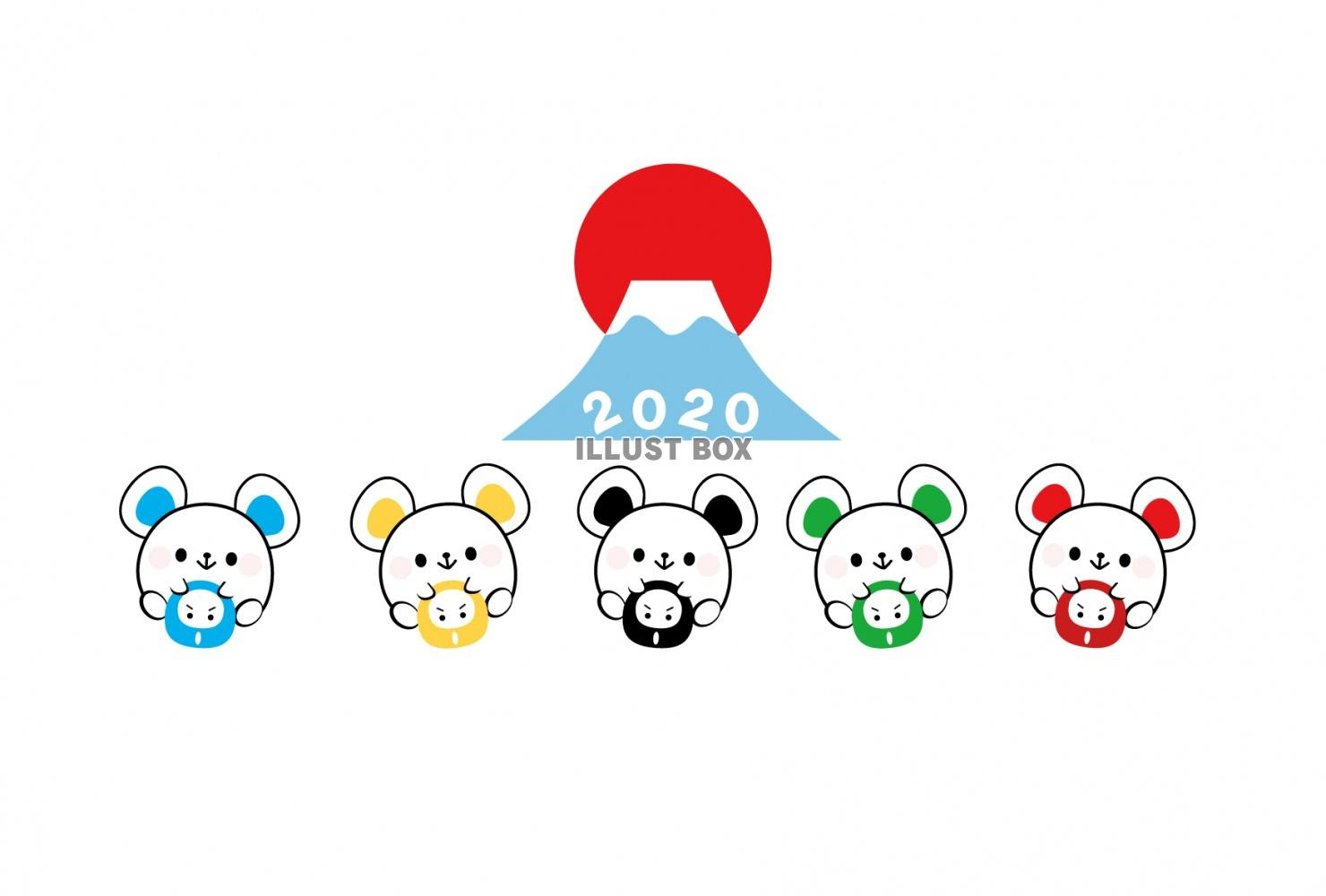 すべての動物の画像 綺麗な1月 イラスト