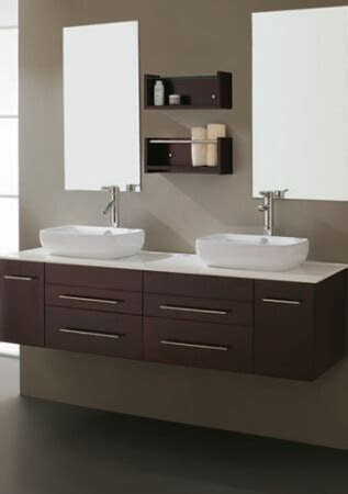 When shopping for a new bathroom vanity, you have a lot of choices to make. 59 Inch Modern Double Sink Bathroom Vanity with Vessel