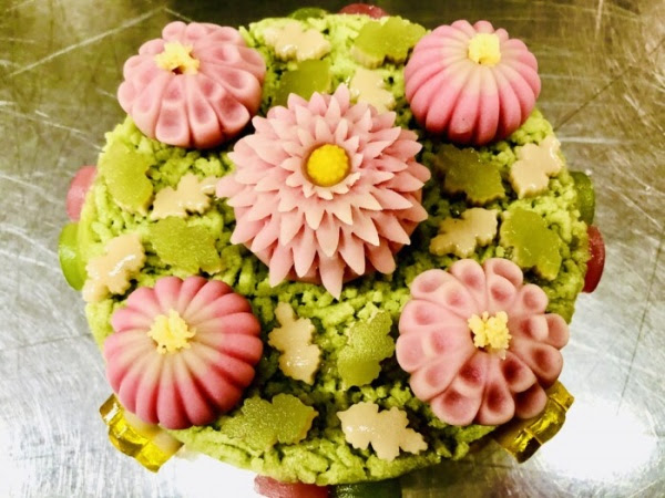 亀吉廣 ８月のバースデー和菓子ケーキ