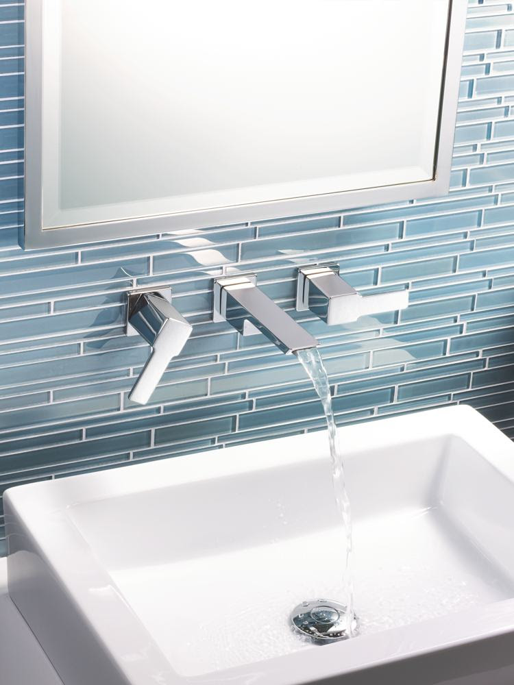 Moen TS6730 90 Degree Two-Handle Wall Mount Bathroom Faucet ...
