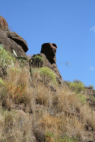 Rock man near Patral Grande