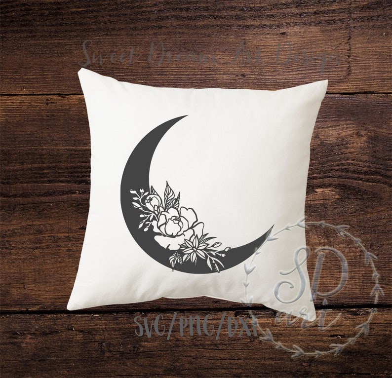 Download 1169+ Flower Moon Svg - SVG,PNG,EPS &amp; DXF File Include for Cricut, Silhouette and Other Machine