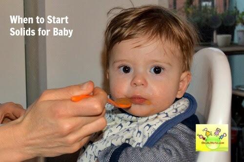 When to start feeding Baby Cereal / When and How to Start Solids for Baby