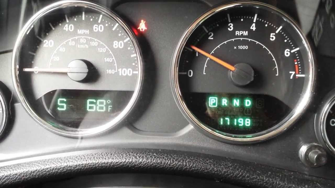How to Reset the Change Oil Light on an 2007-2014 Jeep Wrangler