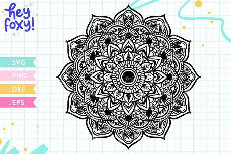 Download Svg Mandala Flowers - 210+ File SVG PNG DXF EPS Free for Cricut, Silhouette and Other Machine
