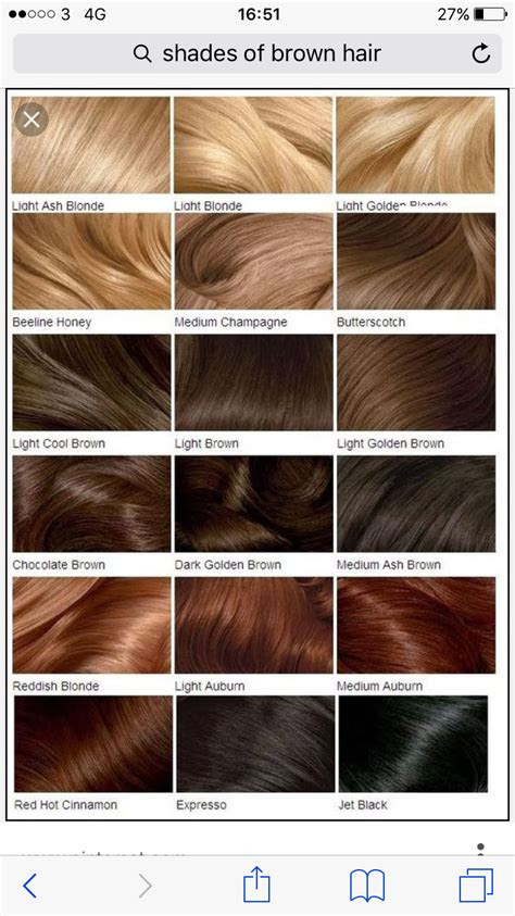 You can choose a suitable color from the nice 'n easy hair color chart by using the myshade tool on clairol's website. pin by prameswari citta on hair clairol hair color clairol hair