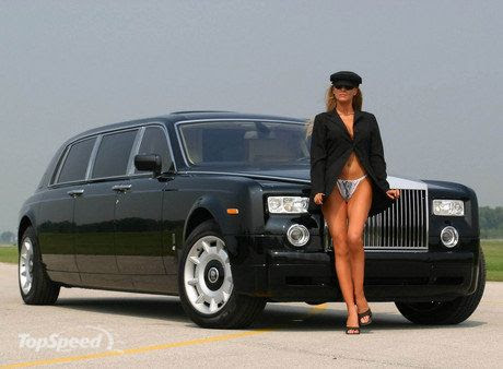 Rolls-Royce Phantom Car Babe