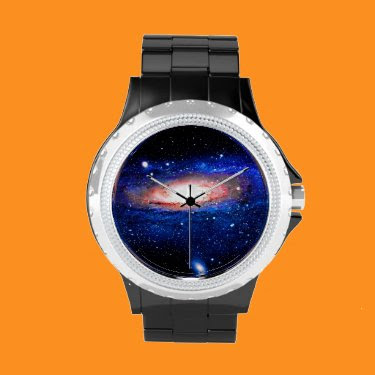 Outer Space Black Hole Wrist Watch