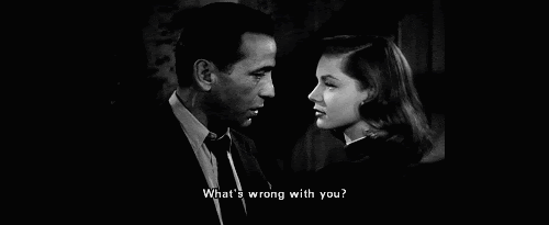 {Bacall and Bogart}