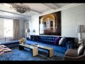 royal blue living room furniture