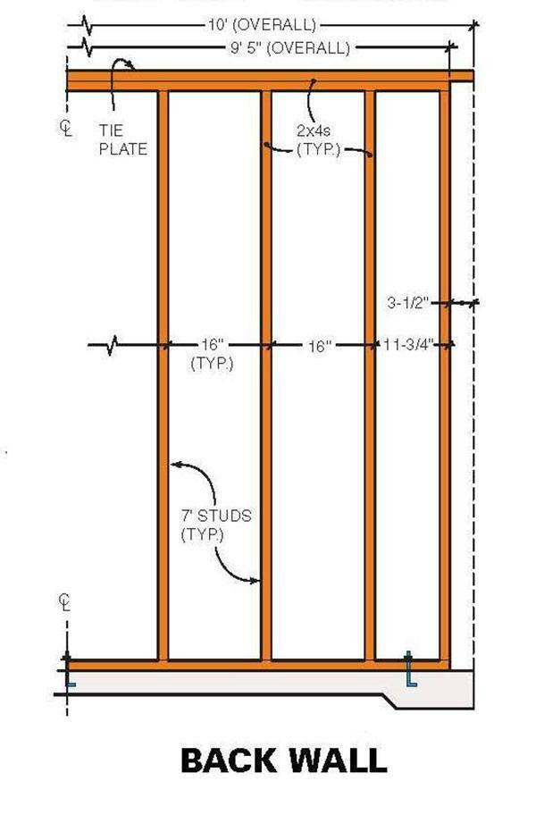 10×10 Two Storey Shed Plans &amp; Blueprints For Large Gable Shed