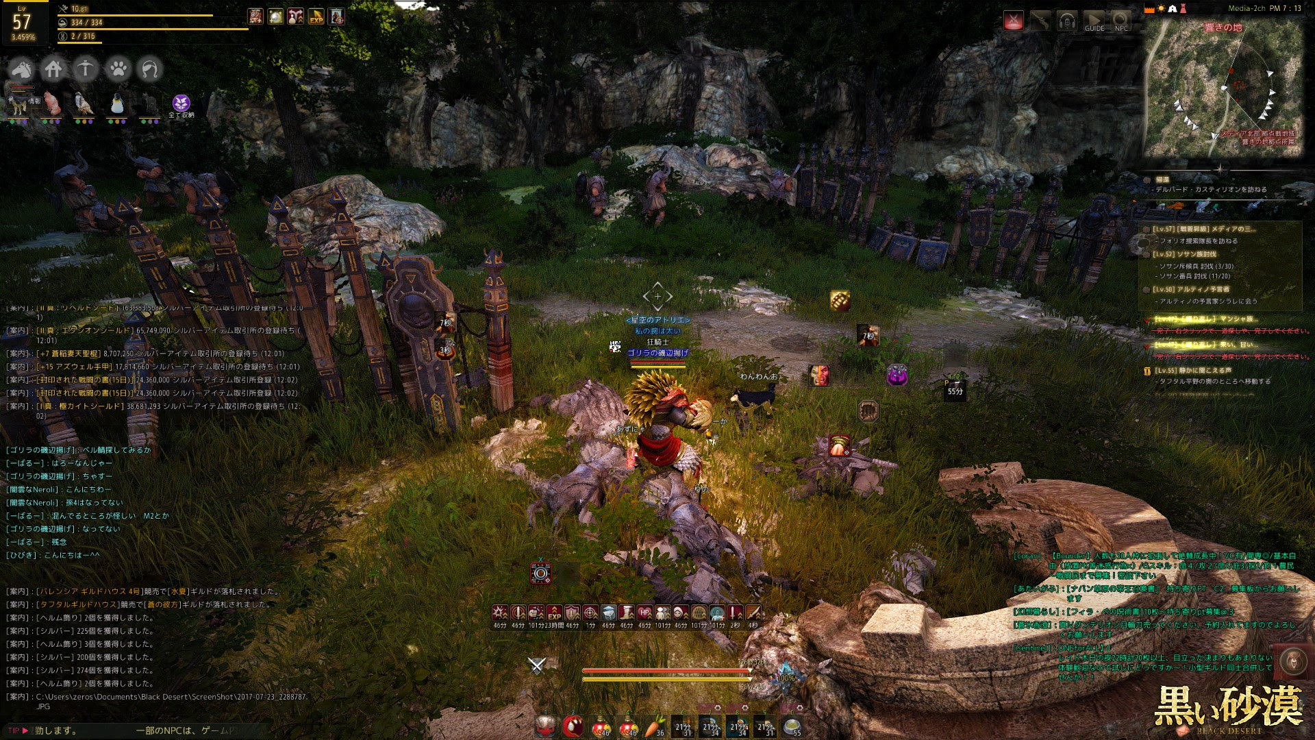 黒い砂漠 ゼロの冒険日記１１ 黒い砂漠