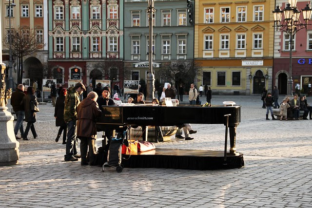 Arne Schmitt, a street musician