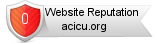 Acicu.org website reputation