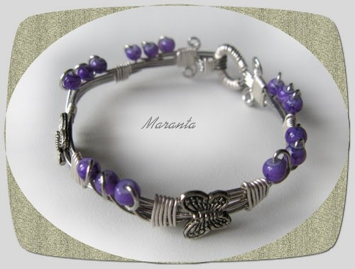 bransoletka wire wrapping