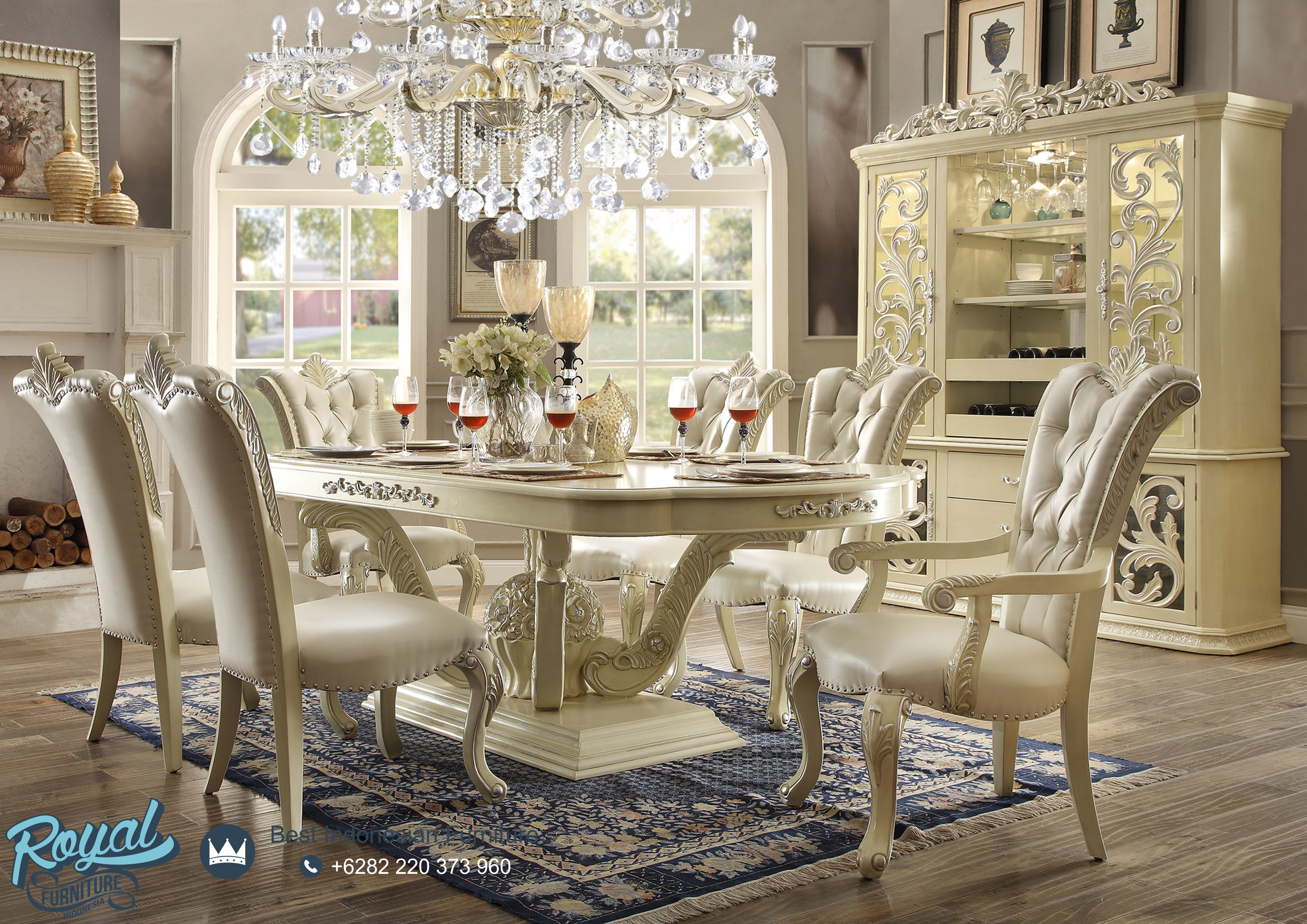 Set Meja Makan Ukir Mewah Terbaru Royal Furniture Indonesia Set Meja Makan Ukir Mewah Terbaru Royal Furniture Indonesia
