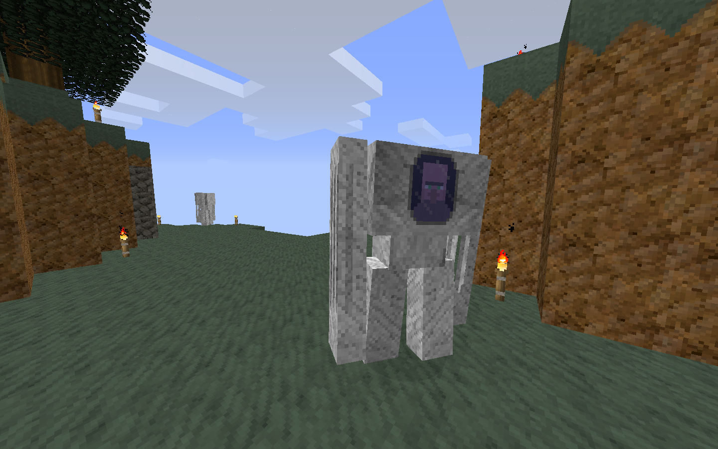 Iron golem retexture. Villager in mechsuit. : Minecraft