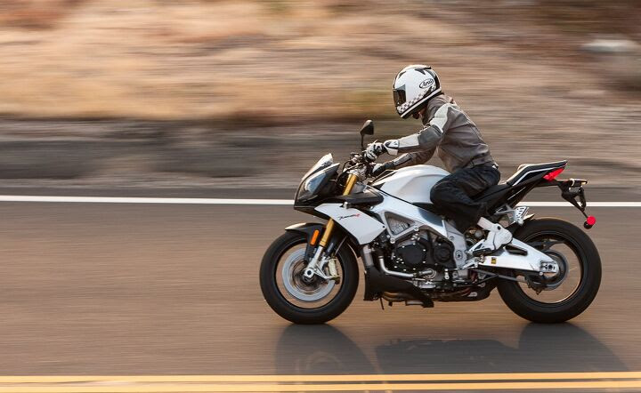2014 Aprilia Tuono V4R Action Left