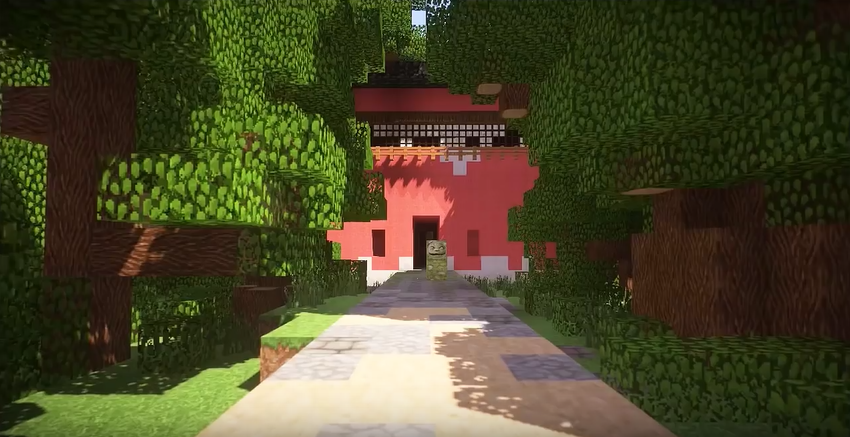 ジブリ 千と千尋の神隠しがマインクラフトで完全再現 あのロマンあふれる油屋を歩いてみない 今日も夜更かし
