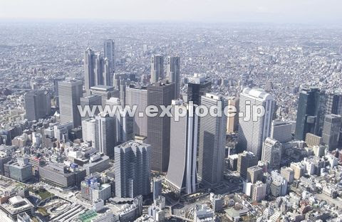 西新宿の高層ビル群 Da2657 Jpg 写真素材