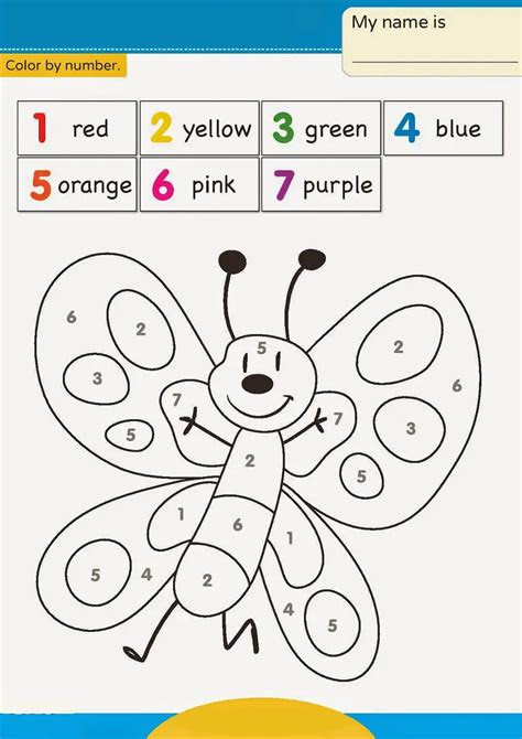 3 worksheets for children to colour by numbers. 8 exciting butterfly color by number worksheets kitty baby love