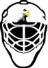 Download Goalie Mask Simple Outline Clip Art at Clker.com - vector ...