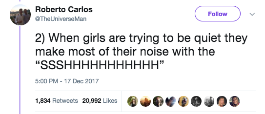 The entire thread has gone super viral, as well as each individual tweet/finding.