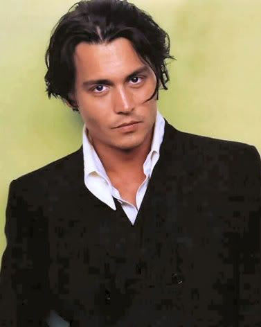 Johnny depp short oily hair for a classy look