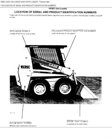 eBook Case 1835 1057 Skid Steer Loader Parts Catalog Manual