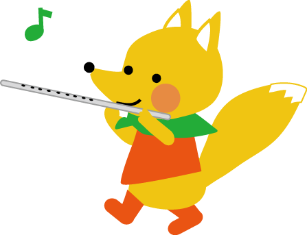楽器 音楽隊 音楽会 のイラスト 無料イラスト素材３