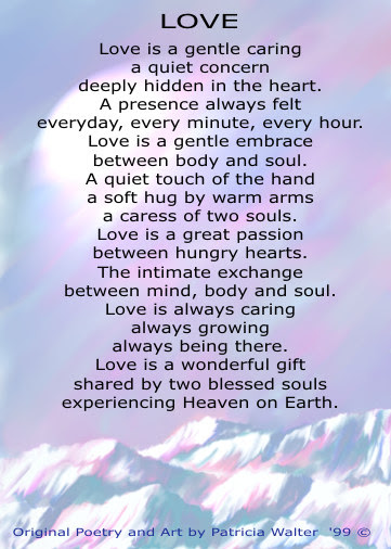 love poetry. found only by loving hearts location unknown. Original Poetry & Art by 