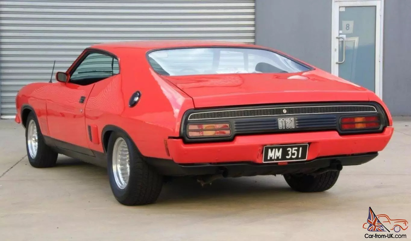 Rare OLD Classic 1973 Ford XB GT Falcon Coupe 351 V8 XR XT ...