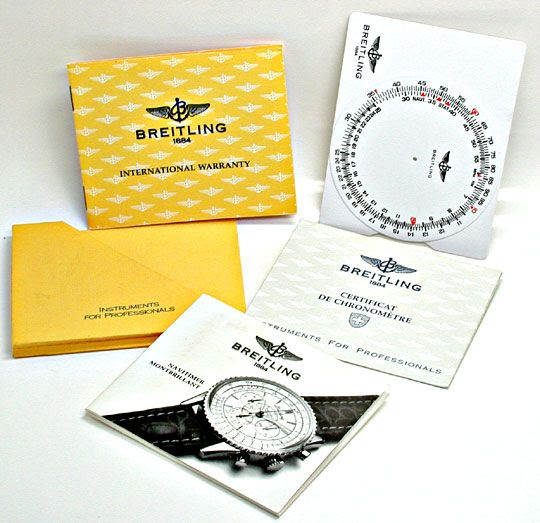 Originalfoto BREITLING NAVITIMER MONTBRILLANT FALTSCH.ROTGOLD TOPUHR