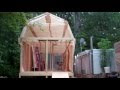 Building a shed roof truss
