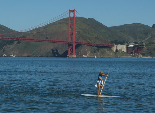 Golden Gate Paddleboarder