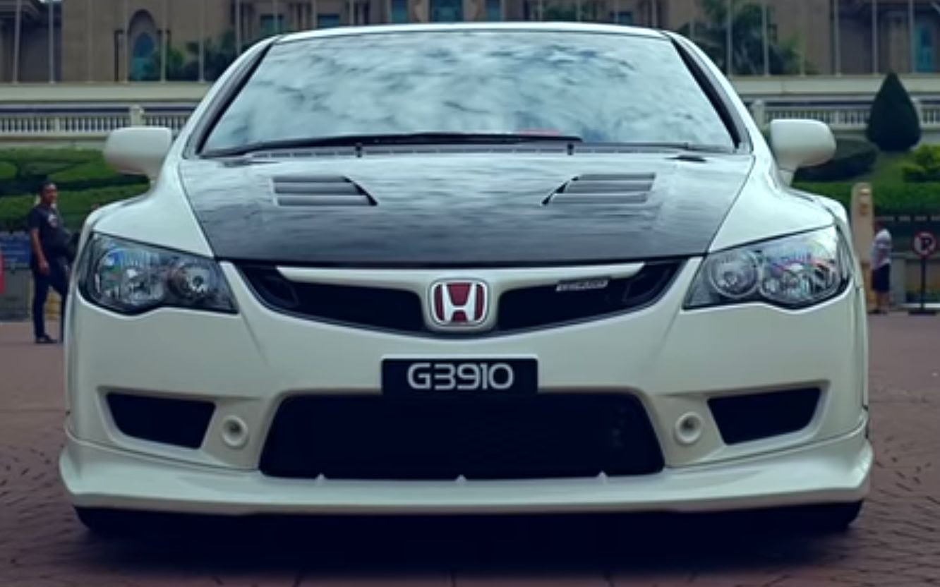 无限火力 一抹骚红 红头思域fd2 Type R Mugen套件 哔哩哔哩 つロ干杯 Bilibili
